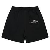Balenciaga Logo Printed Knit Shorts
